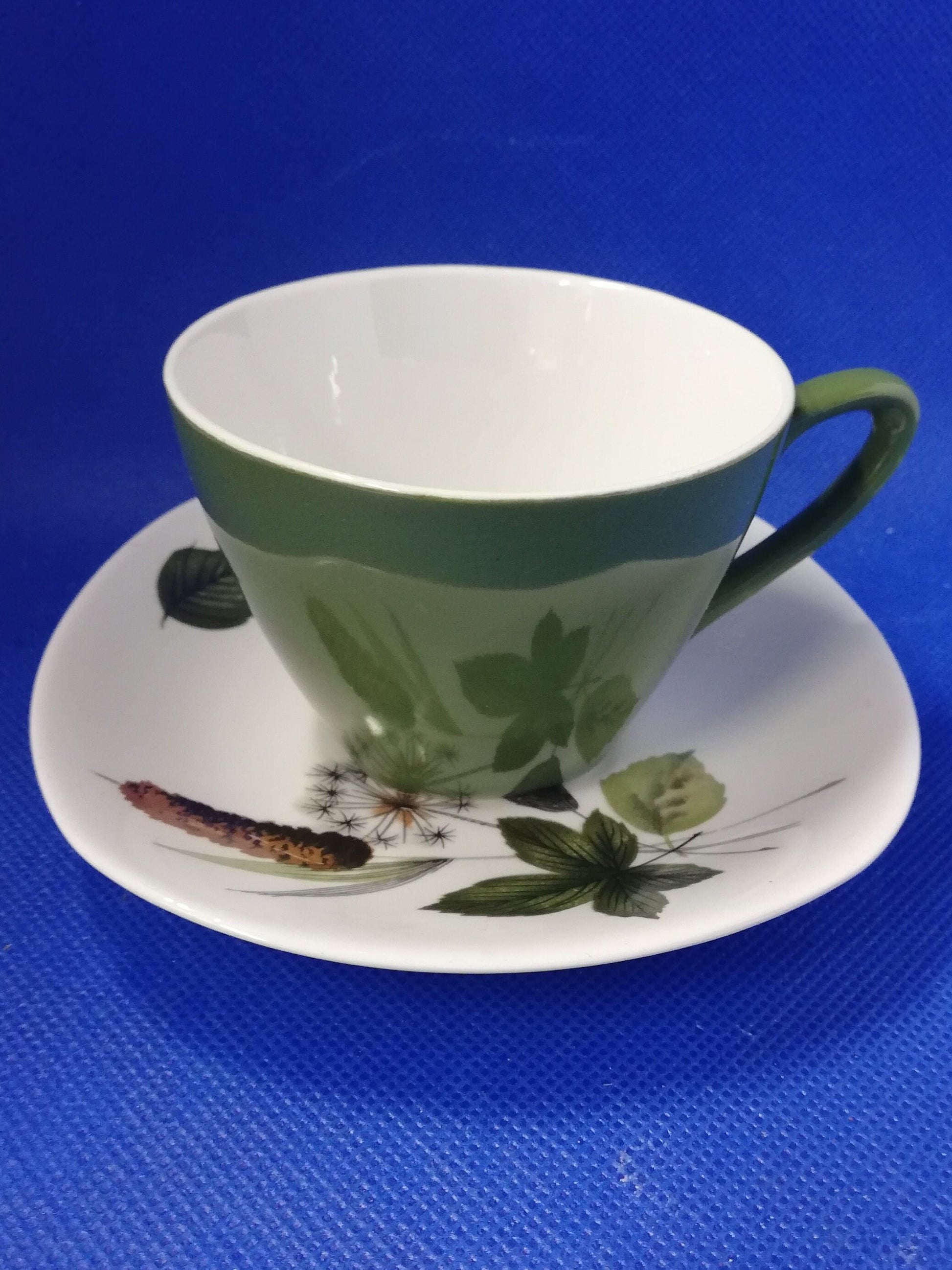 Midwinter Riverside stylecraft small cup and saucer - lovely pattern