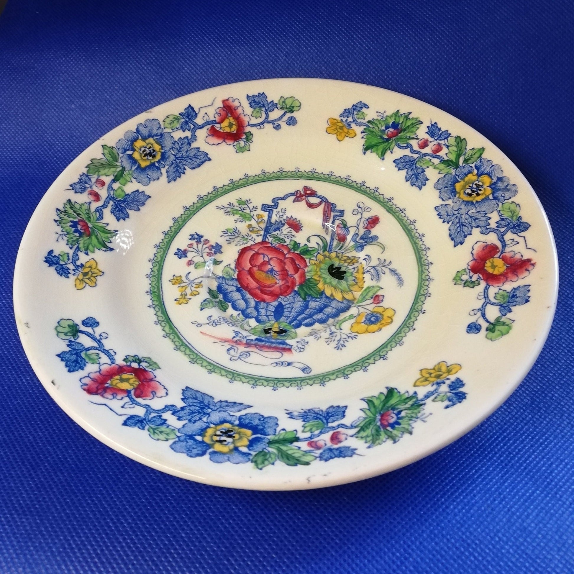 Mason's of England strathmore pattern tableware saucer 7" diameter