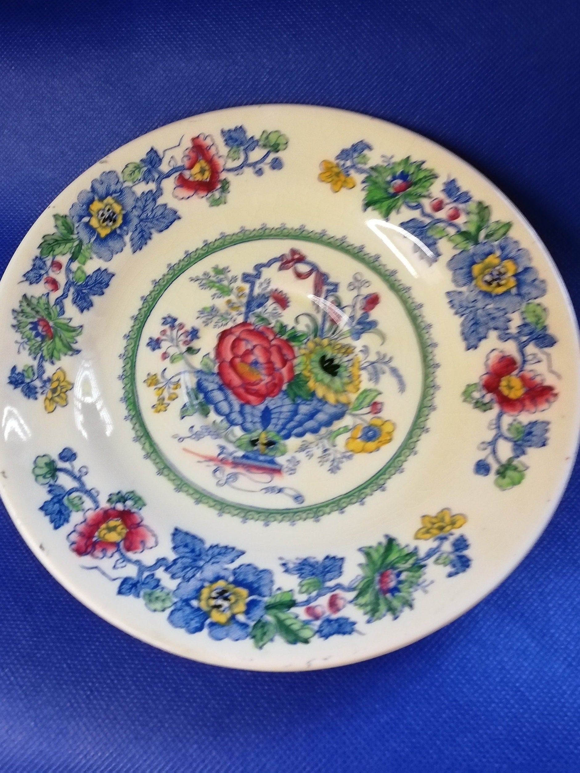 Mason's of England strathmore pattern tableware saucer 7" diameter