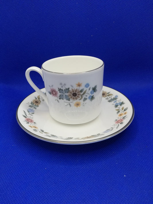 Royal Doulton Pastorale coffee cup and saucer