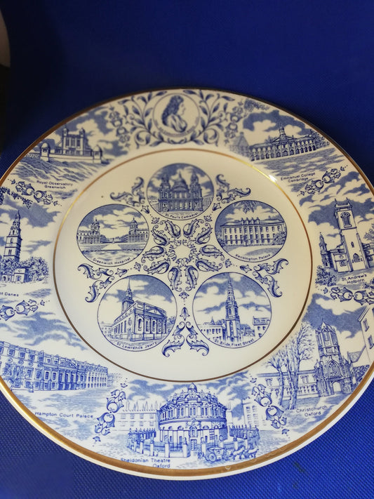 Mason's Christopher Wren commemorative plate - 10 1/2"