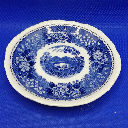 Adams Ironstone English scene, Blue and White saucer, replace your broken items