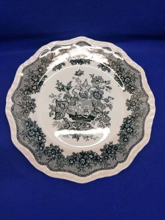 Mason’s “Ascot” blue plate: 8" diameter - side plate - decorative