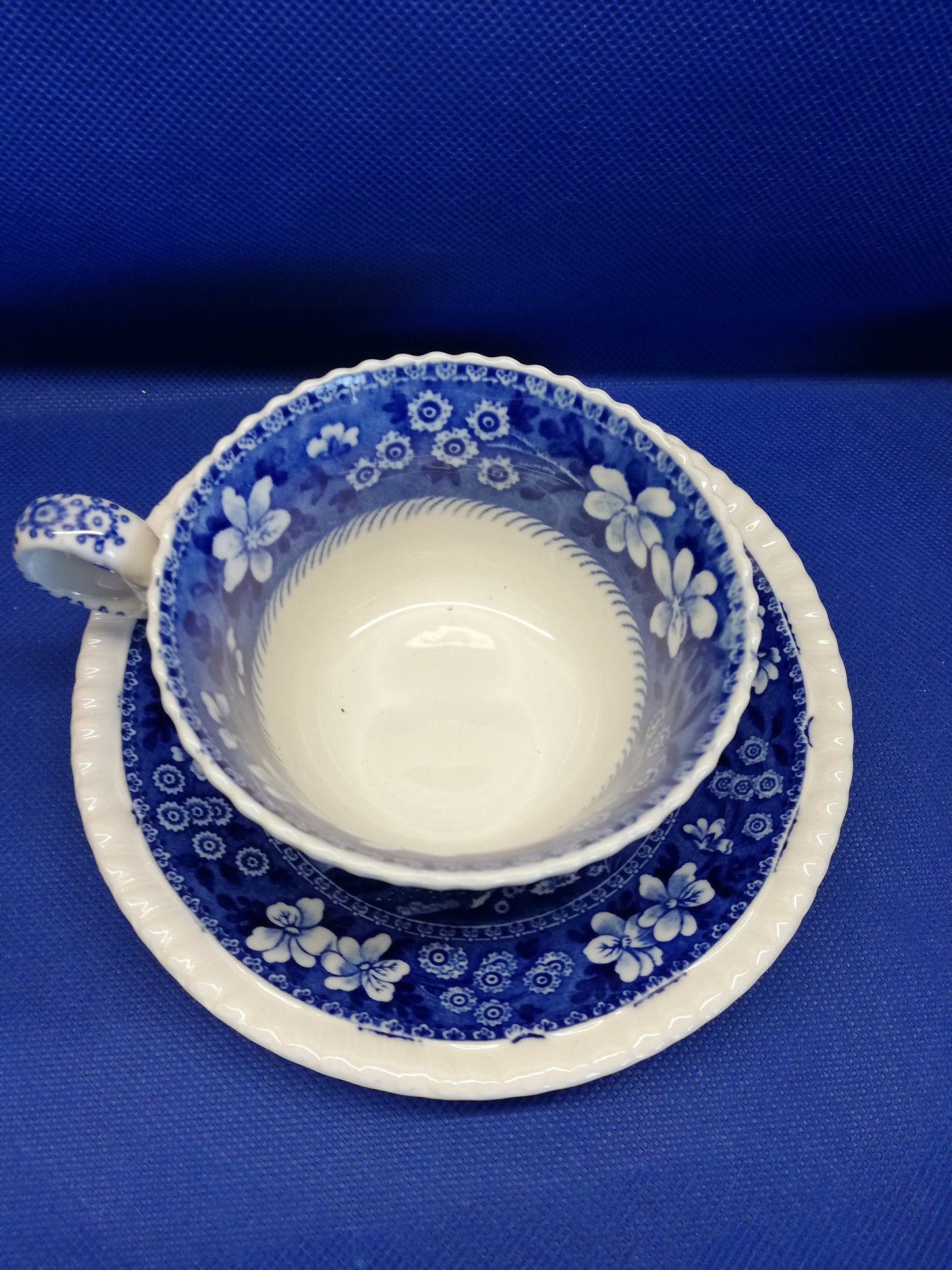 Copeland Spode's tower cup and saucer blue and white