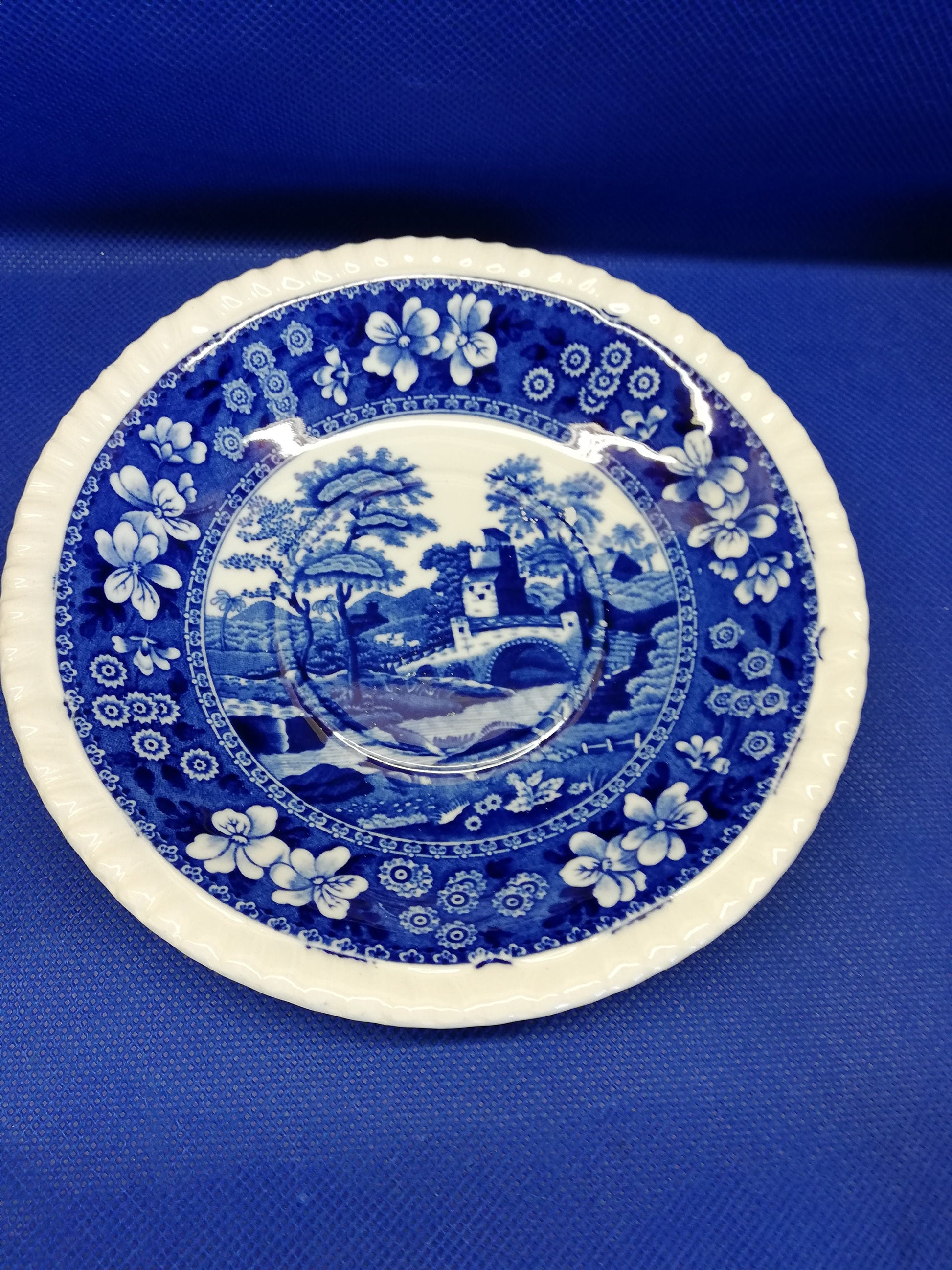 Copeland Spode's tower cup and saucer blue and white