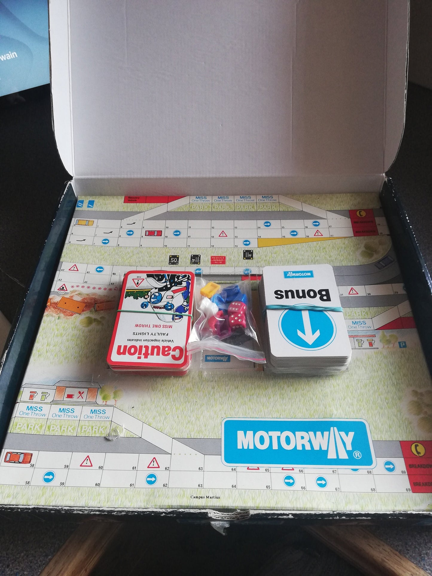 Motorway the drivers board game by campus.