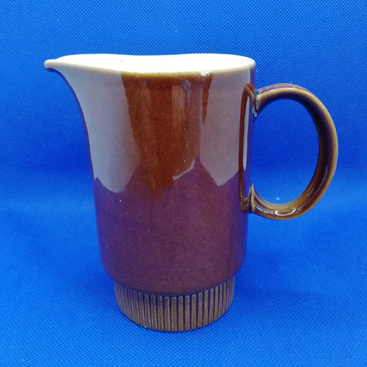 Poole pottery "chestnut brown" milk / creamer jug 1/2 pint capacity