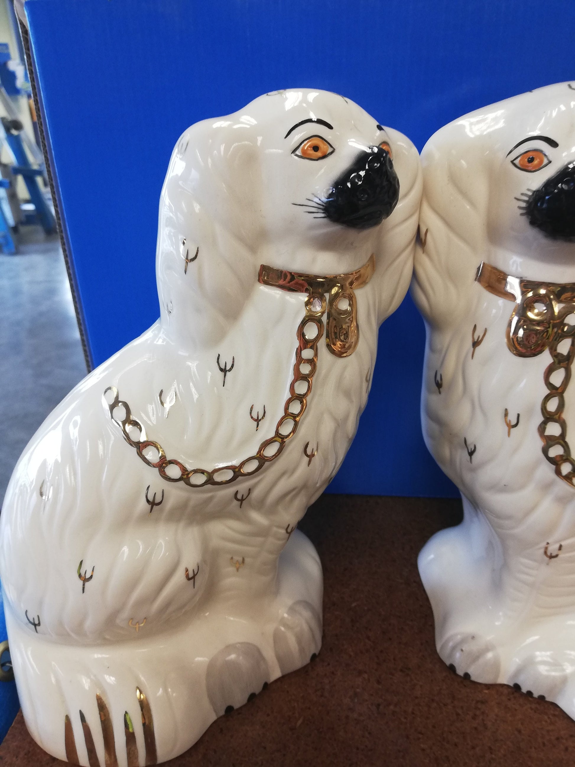 Royal Doulton Staffordshire Pair of Spaniel figurines 1378-4