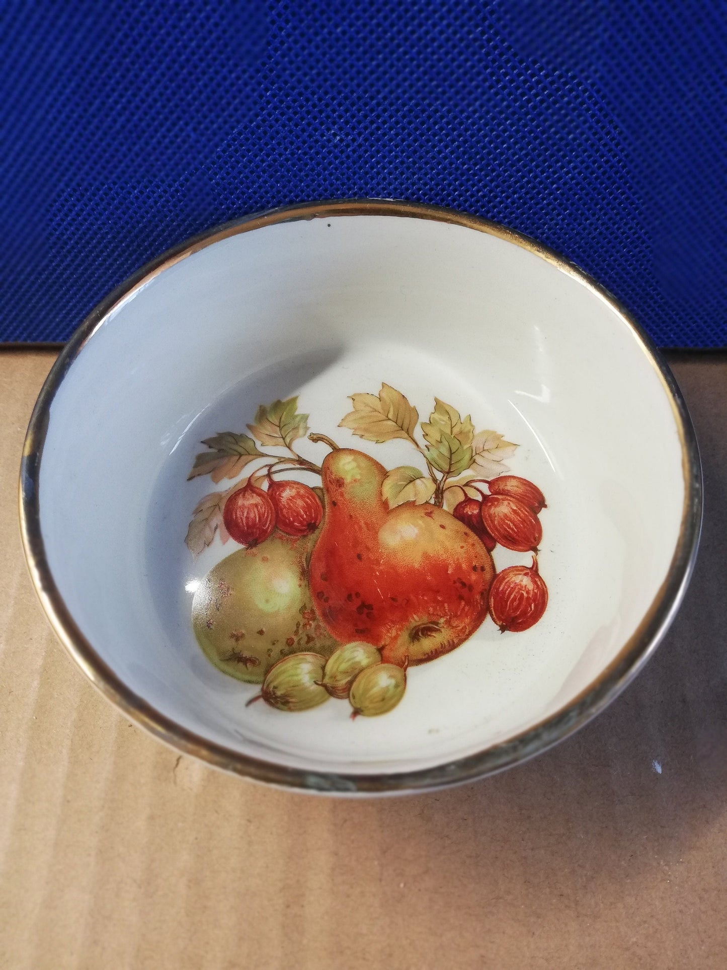 Dartmouth pottery small dish / container fruit design