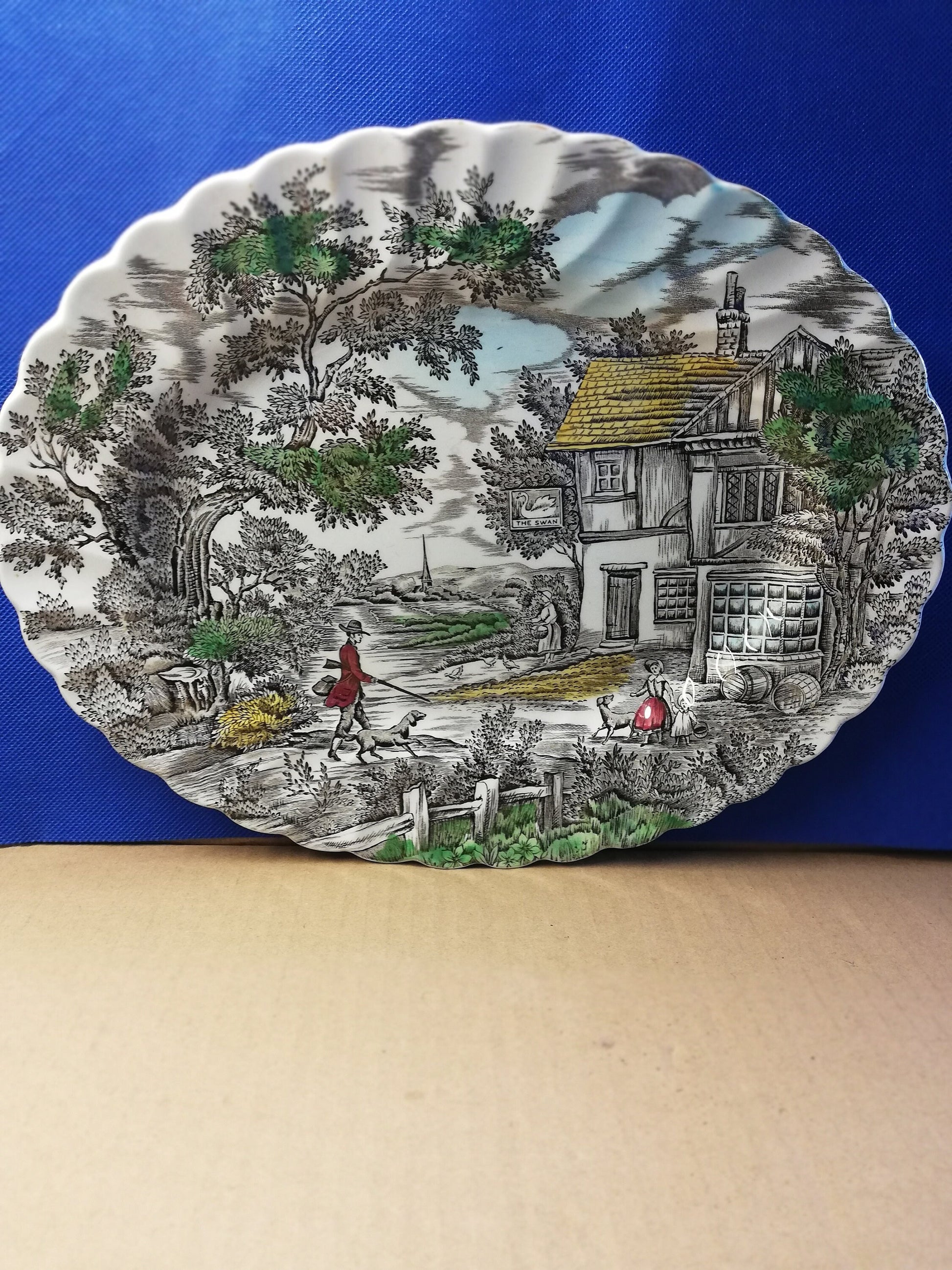 Myotts The Huntsman oval plate 12 x 10"