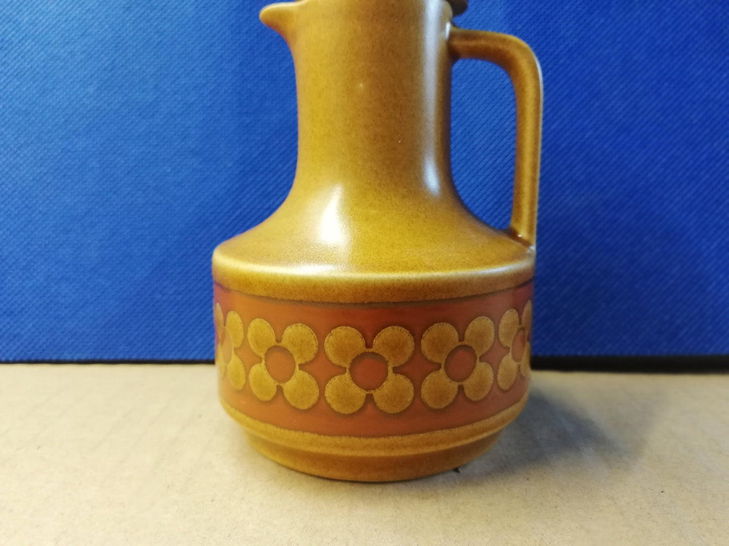 Hornsea pottery saffron vinegar jug