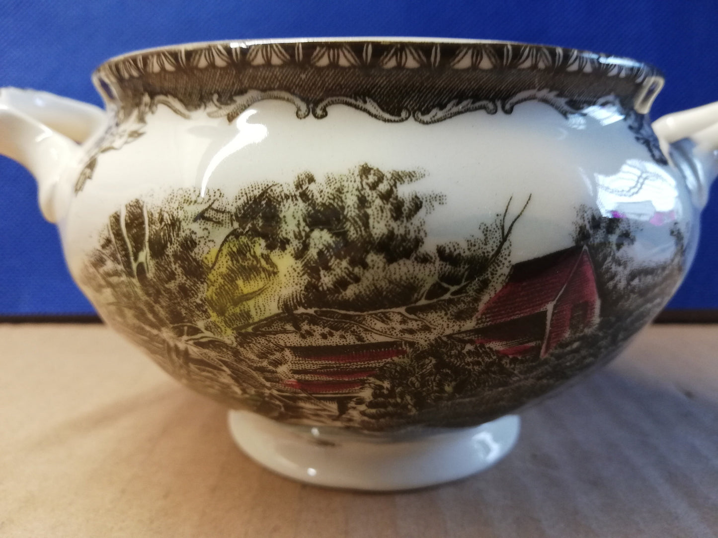 Johnson Brothers soup bowl - The friendly village