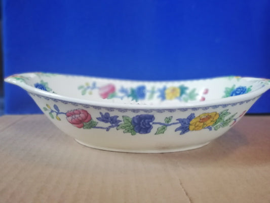 Mason's ironstone Regency pattern oval serving dish 10.5" x 7"