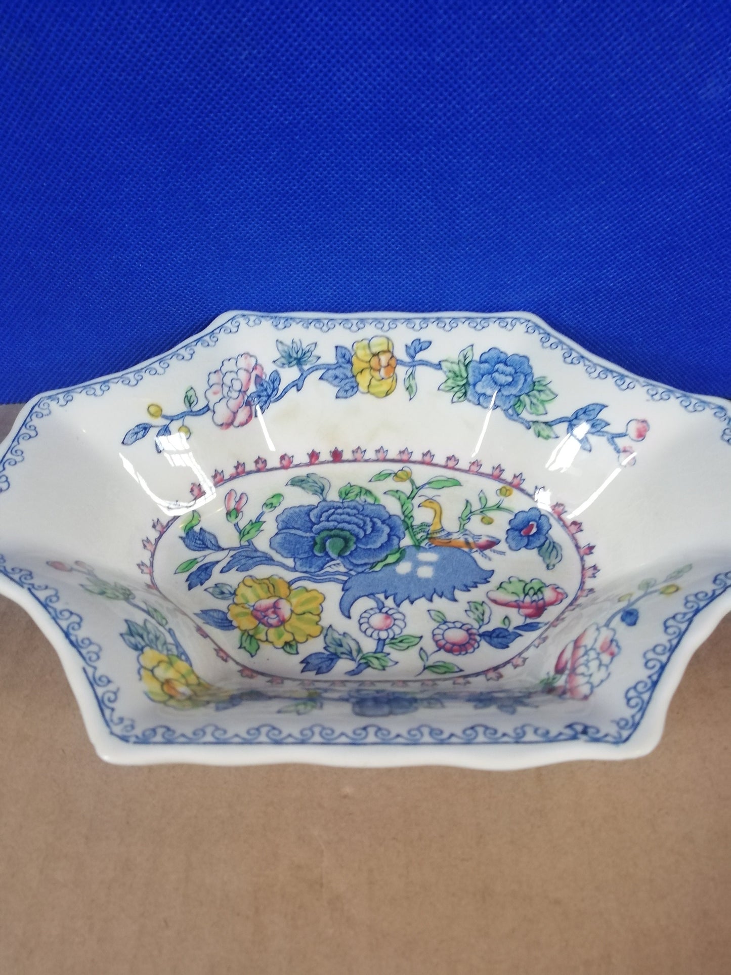 Masons ironstone Regency velvet trinket dish