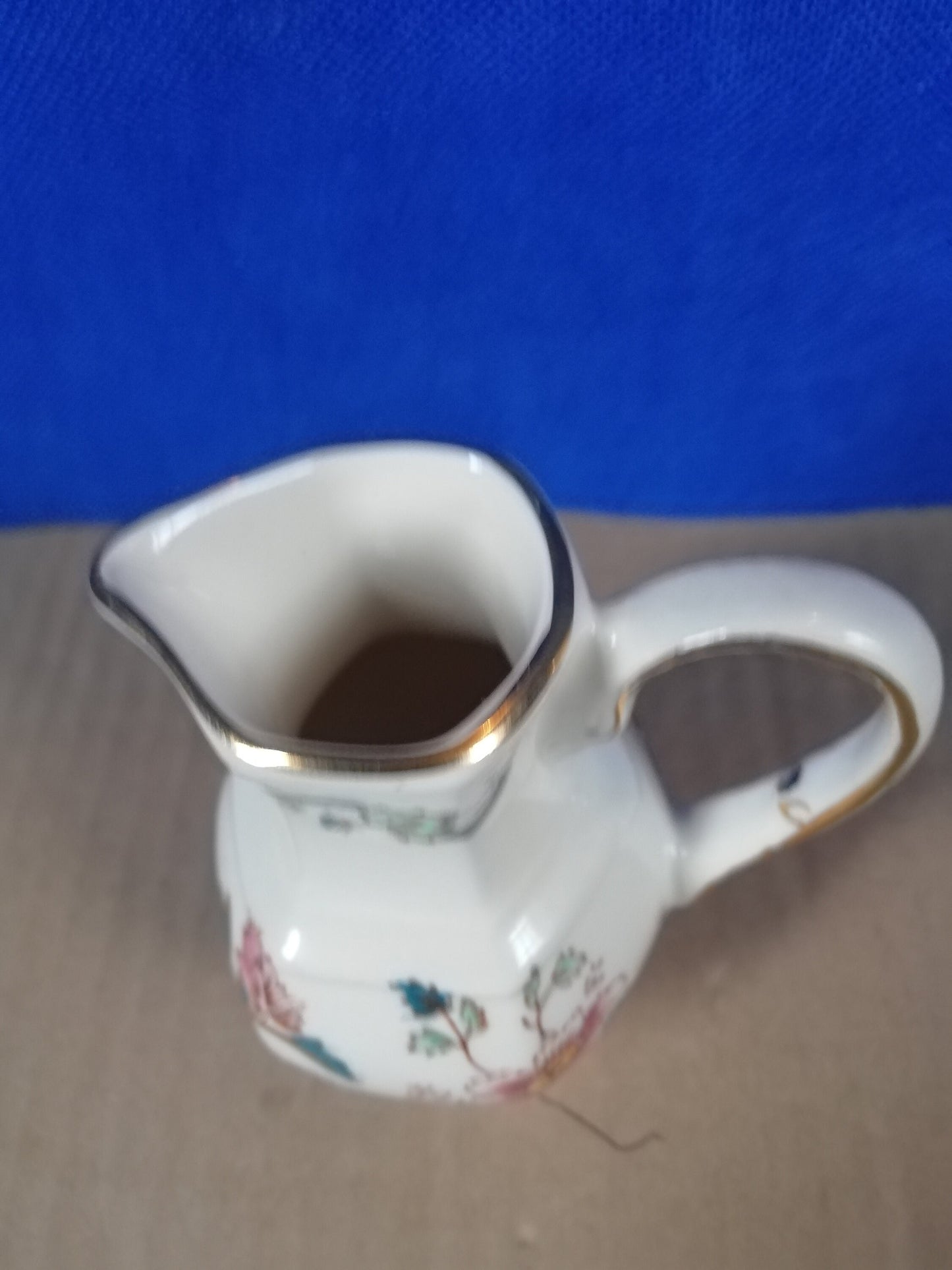 Mason's ironstone Java jug 3.75" tall x 2" base