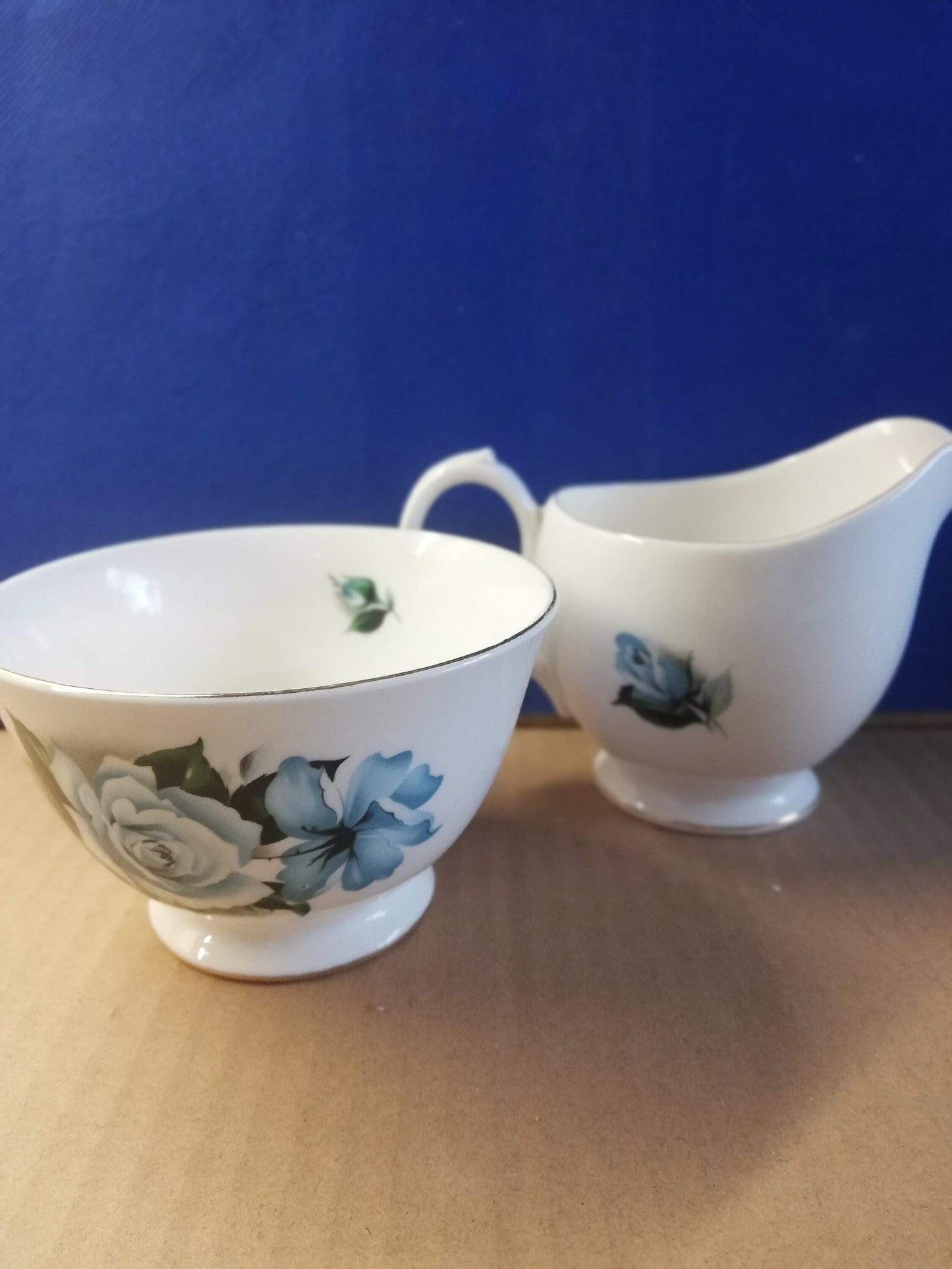 Gainsborough fine bone china milk jug and sugar bowl