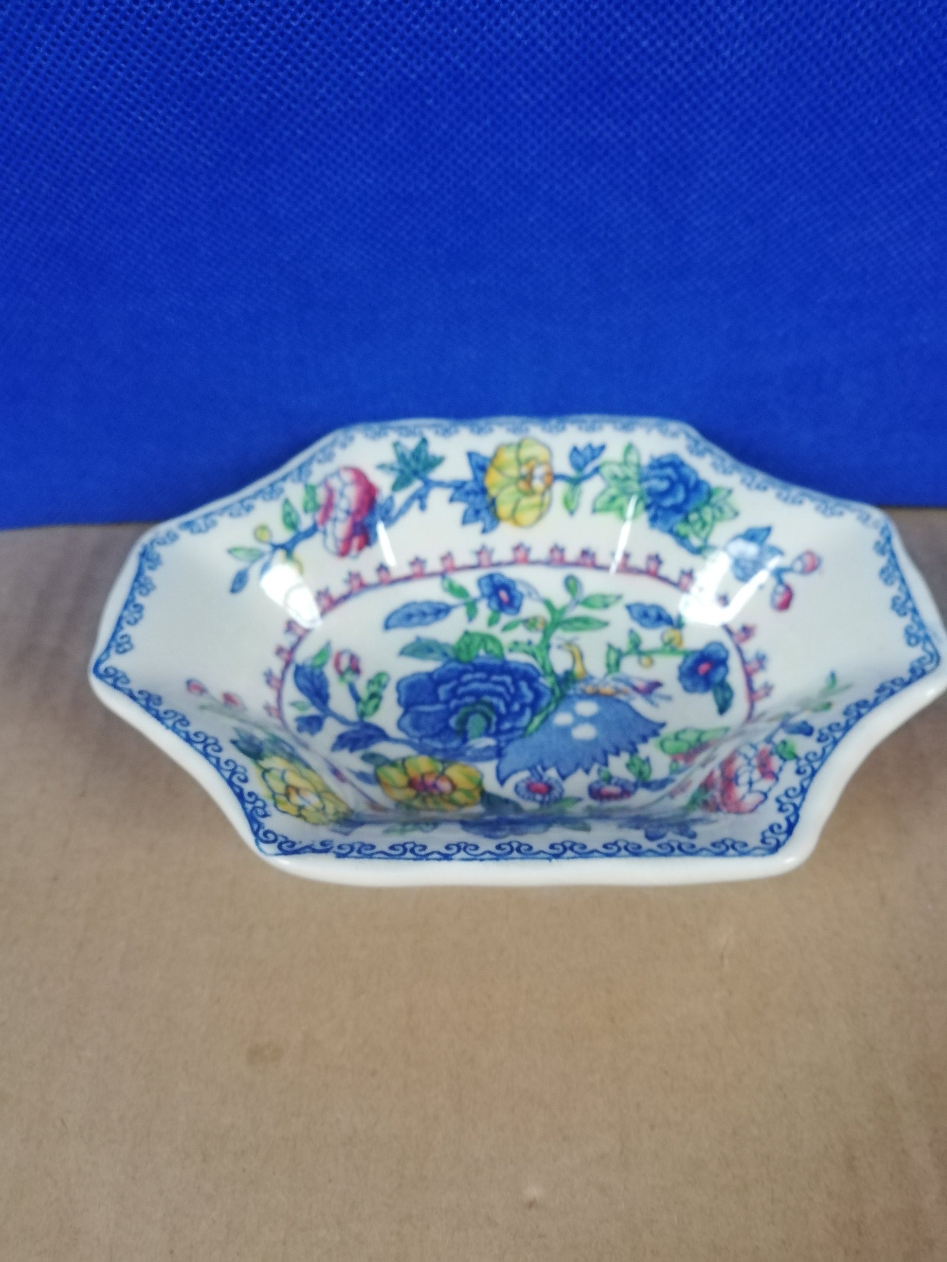 Masons ironstone Regency velvet trinket dish