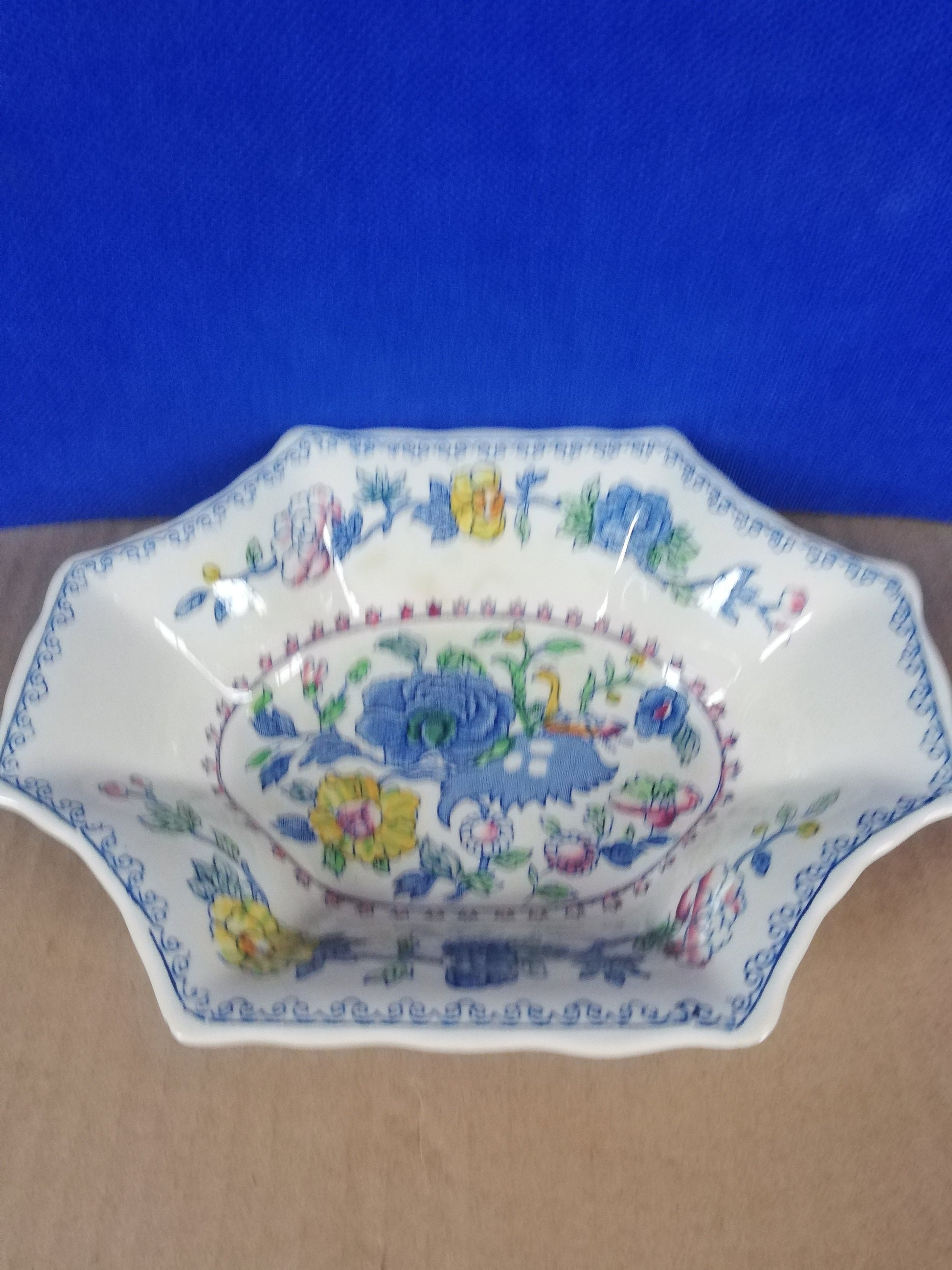 Masons ironstone Regency velvet trinket dish