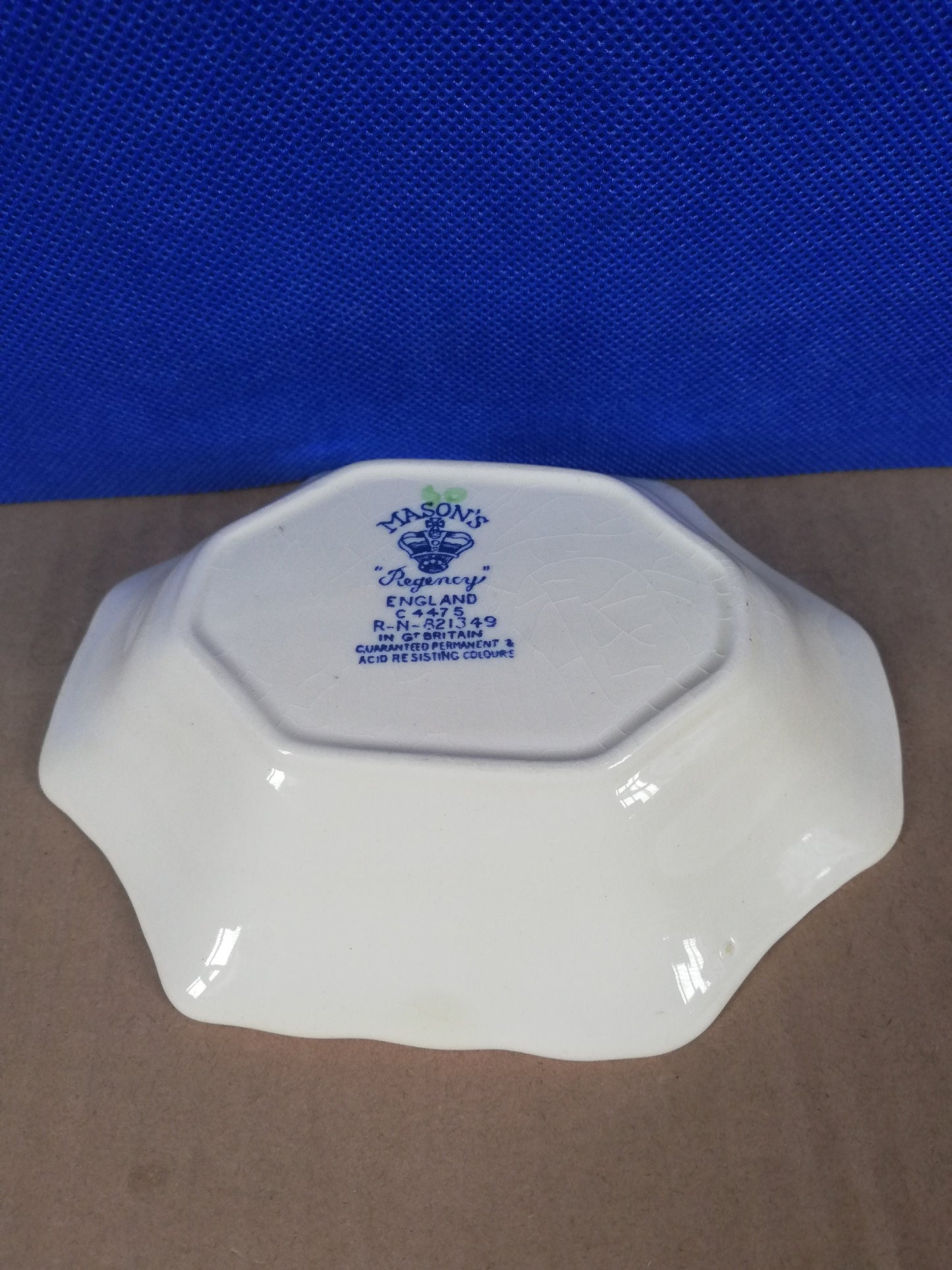 Masons ironstone Regency velvet trinket dish