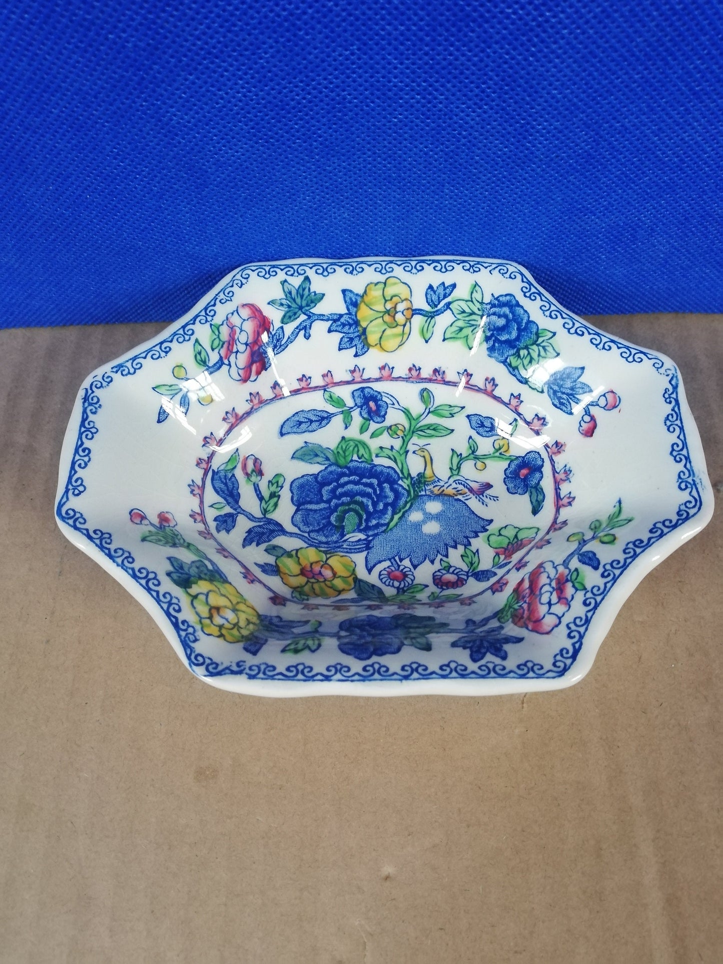 Masons ironstone Regency velvet trinket dish