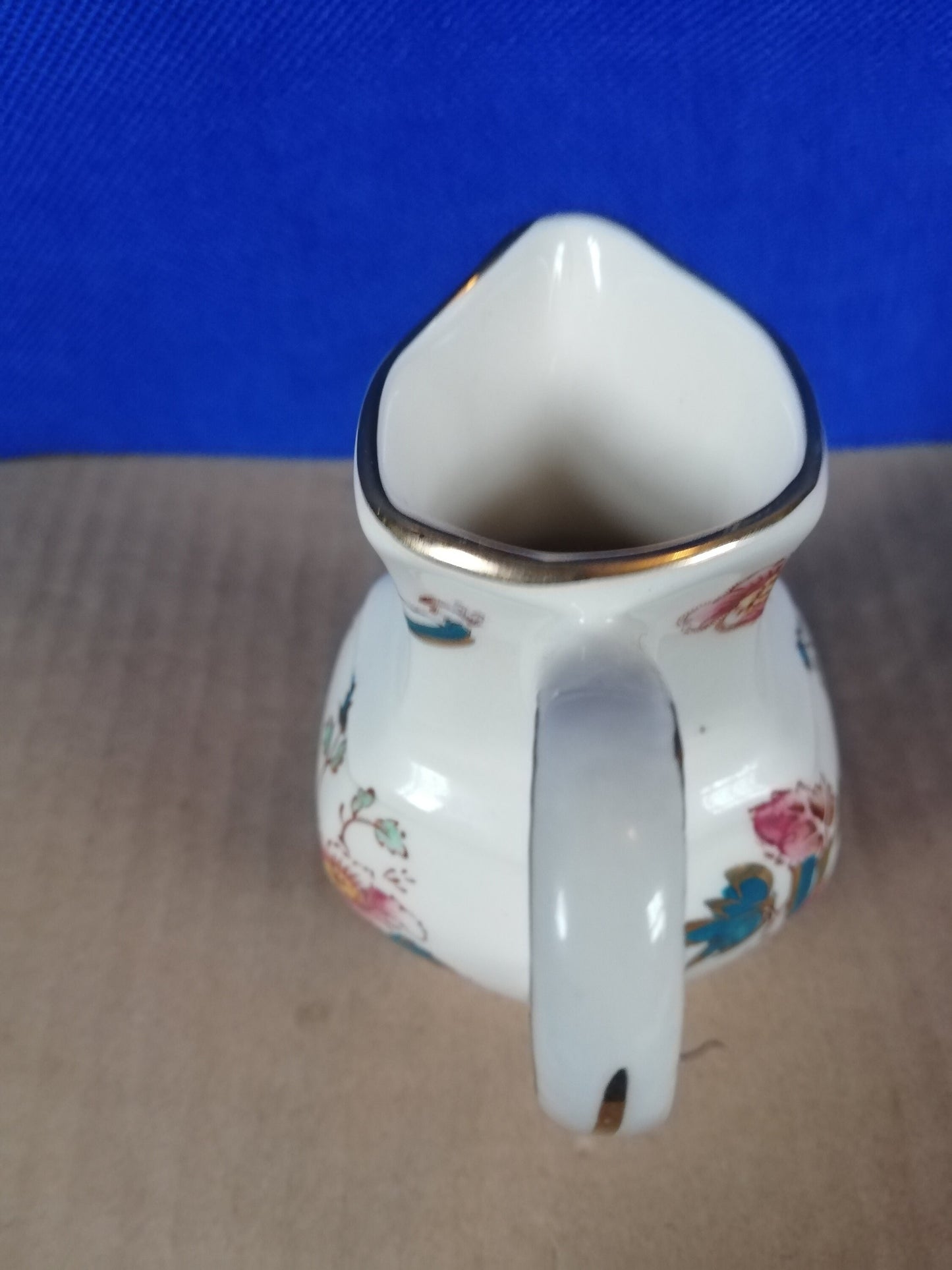 Mason's ironstone Java jug 3.75" tall x 2" base