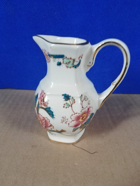 Mason's ironstone Java jug 3.75" tall x 2" base