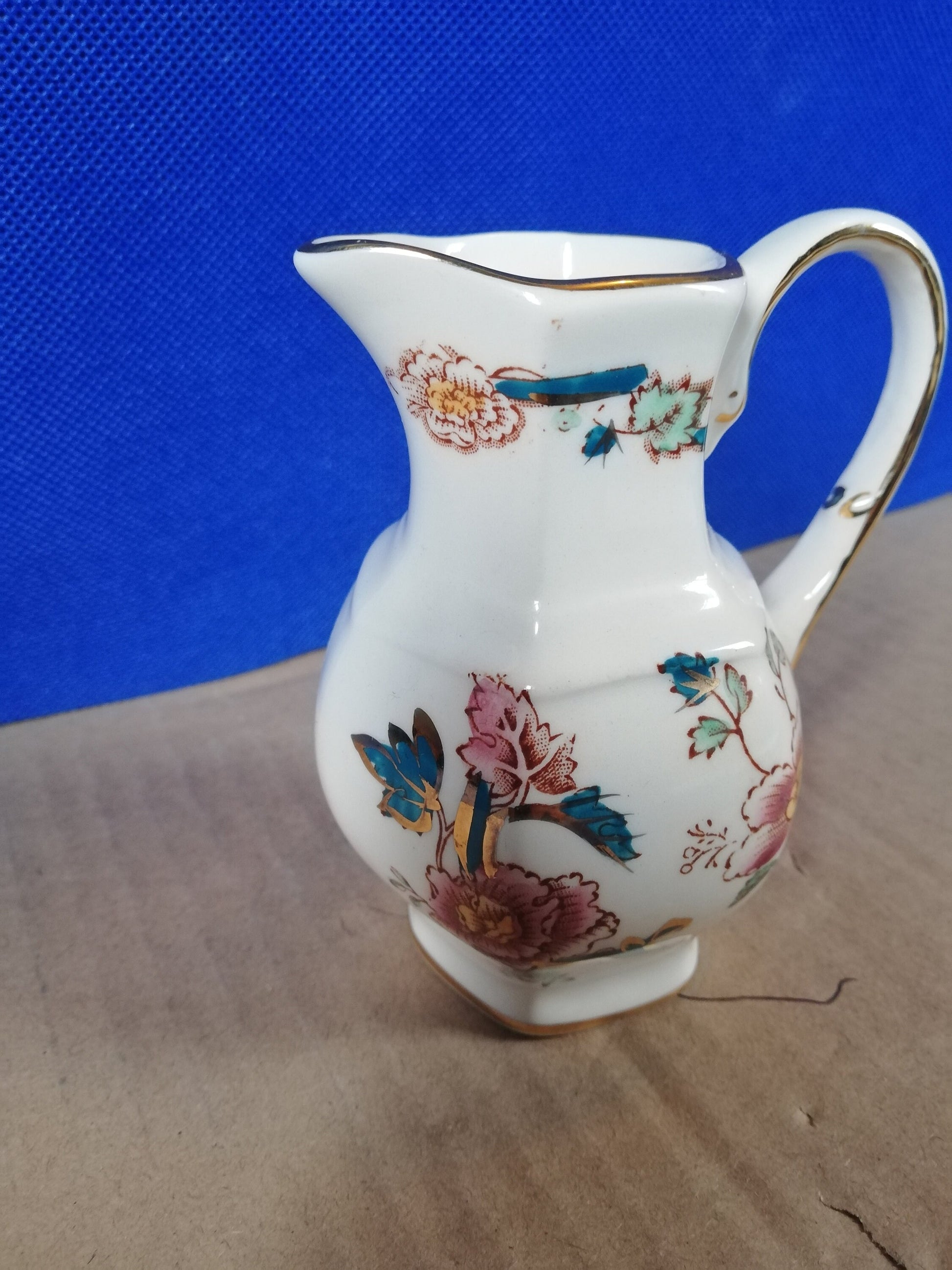 Mason's ironstone Java jug 3.75" tall x 2" base