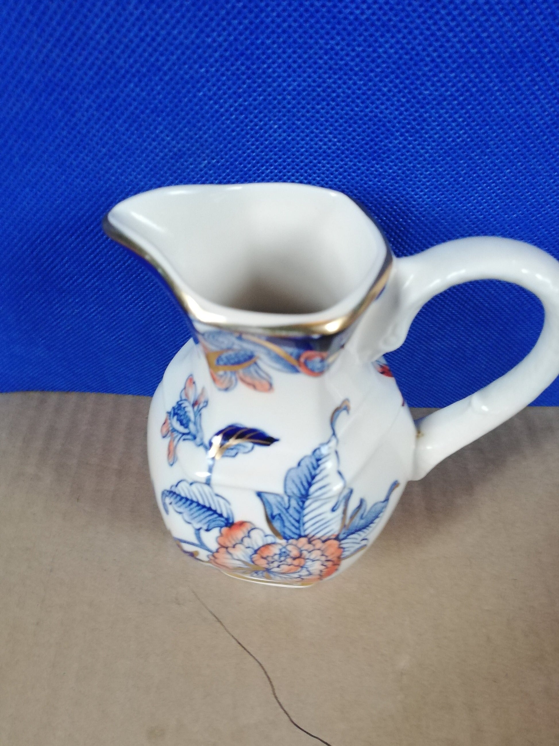 Mason's ironstone Cathay jug 4.5" tall x 2" base