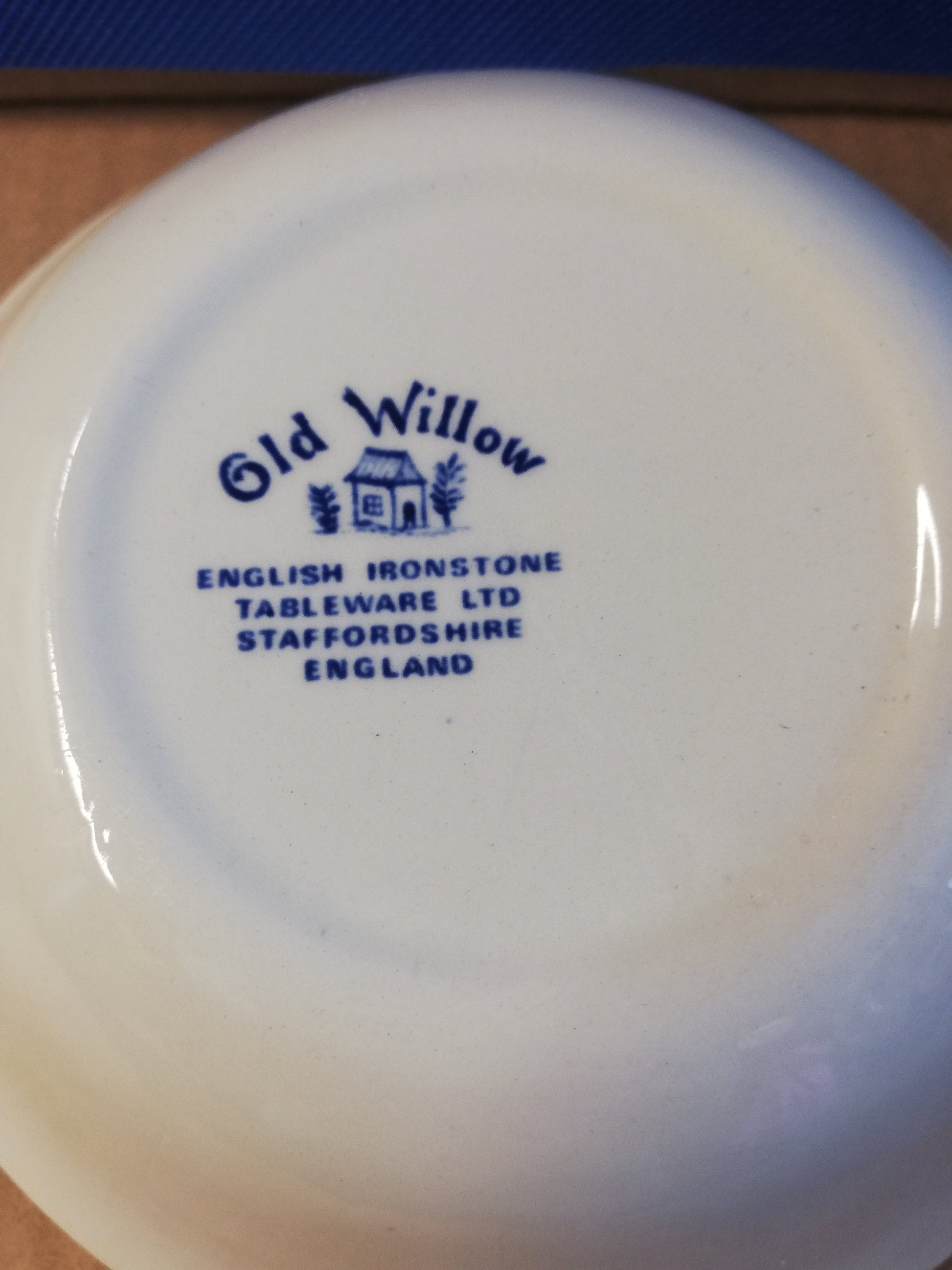 Churchill Old Willow dinner bowl 6.5" diameter